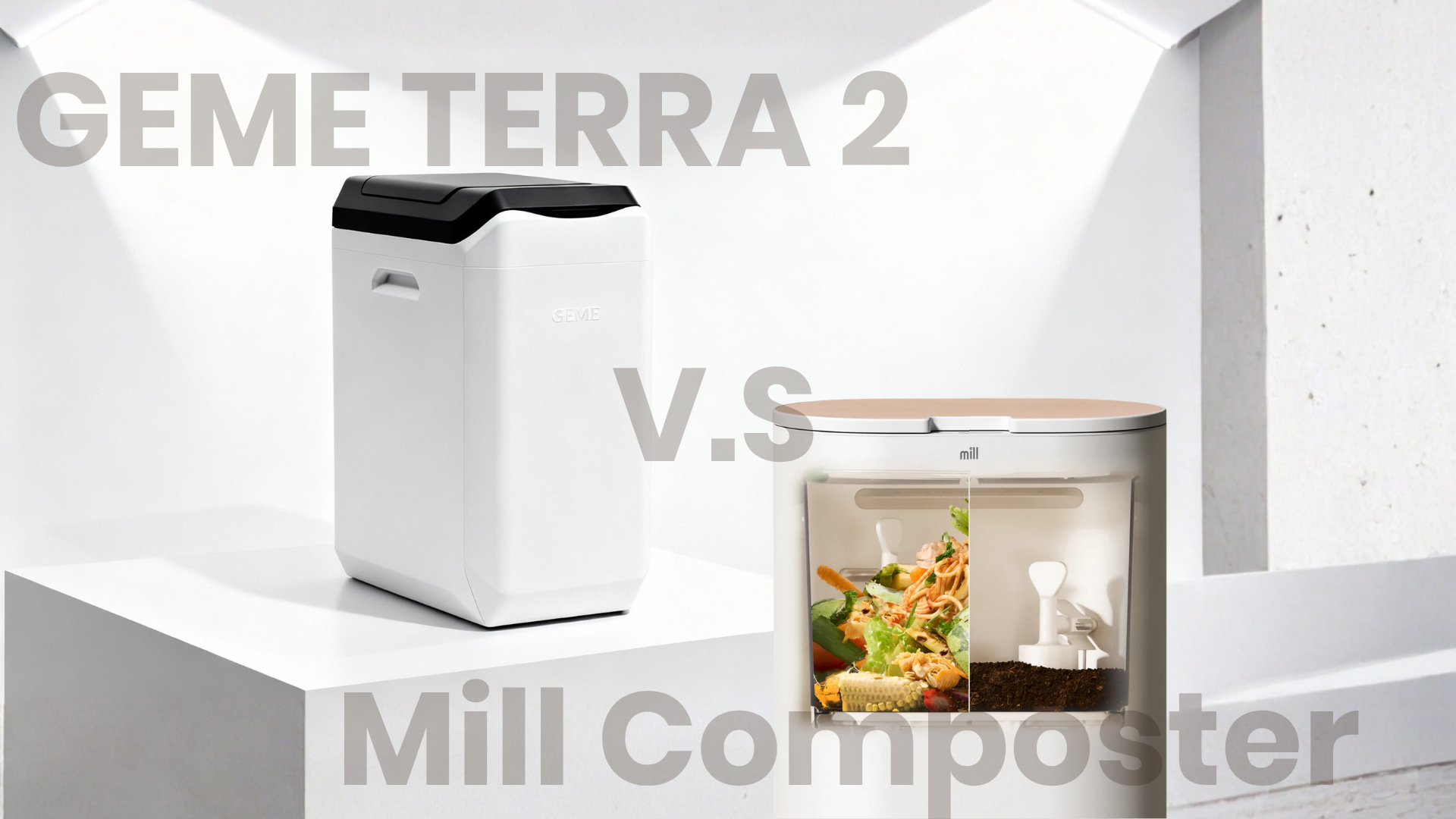 GEME Terra 2 vs Mill Food Recycler